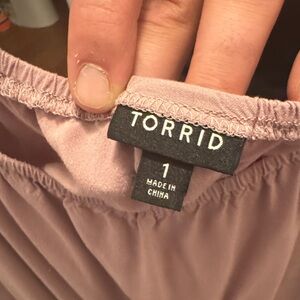 Torrid Mauve Skirt